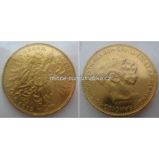 10 Coronae 1912 Rakousko-Uhersko koruna stav RL